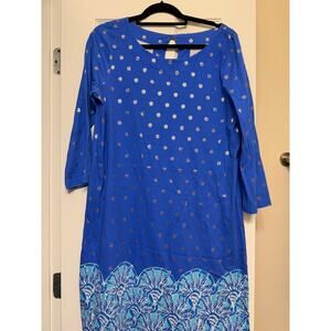 Lily Pulitzer 100% Pima Cotton Dress XL IMPERFECTIONS